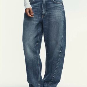 Zara Dark Blue Flare Women's Jeans